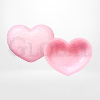 เวเฟอร์รูปหัวใจสีชมพู (Monaka Heart Pink) โมนากะรูปหัวใจ