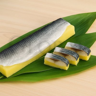 ปลาแฮริ่งปรุงรสบนไข่กุ้ง (Osushiya Nishin) ปลาแฮริ่งปรุงรสบนไข่กุ้ง (Osushiya Nishin)