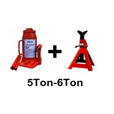 แม่แรงกระบอก+ขาตั้งรถยนต์ KOMAKI