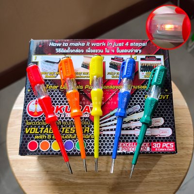 ไขควงลองไฟ ไขควงวัดไฟ OKURA หลากสี (รุ่น OK-140VT)