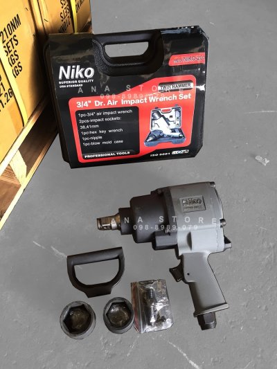 บล็อคลม NIKO 6 หุน (3/4") สำหรับงานหนัก