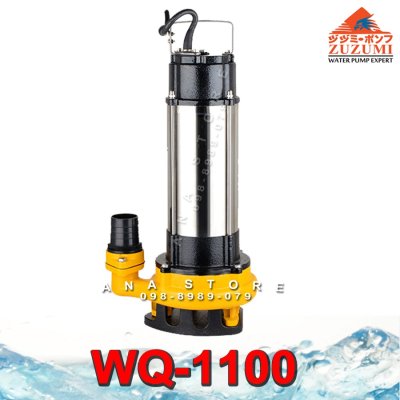 ปั๊มแช่ดูดโคลน ZUZUMI แท้ (สแตนเลส) WQ-series รับประกัน6เดือน