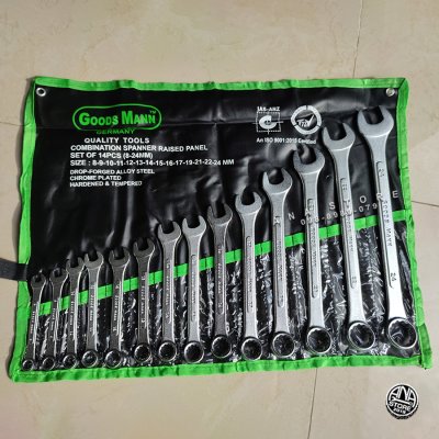 แหวนข้างปากตาย GOODS MANN Germany 14ตัวชุด ของแท้100%