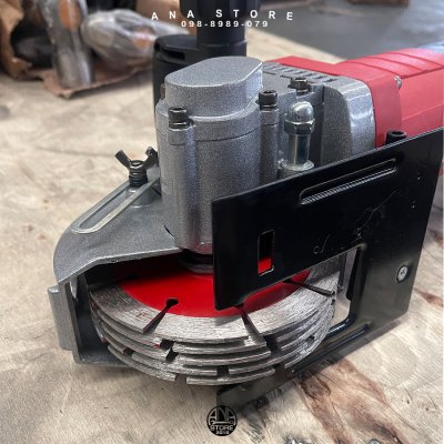 เครื่องเซาะร่องผนังไฟฟ้า 5 นิ้ว OKURA รุ่น OK-125WC กำลังไฟ 5200W ตัดร่องคอนกรีต รองรับใบตัดสูงสุด 7 ใบ
