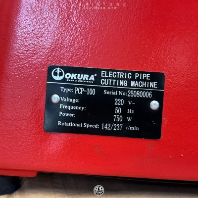 OKURA เครื่องตัดท่อไฟฟ้า 1/2"-4" PCP-100 ตัดท่อ4นิ้ว