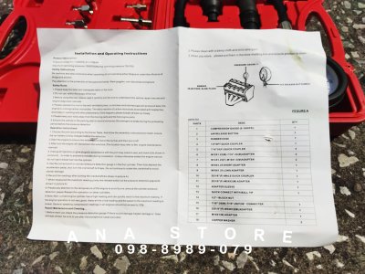 ชุดวัดกำลังอัดเครื่องยนต์ ดีเซล OKURA ET007