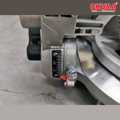 เลื่อยตัดองศา 10นิ้ว แท่นตัดองศา เลื่อยปรับองศา OKURA LS1040