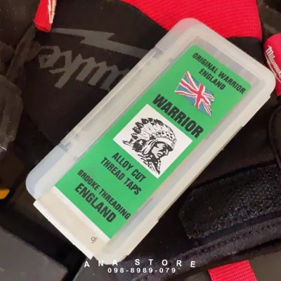 Warrior ต๊าปคนป่า ดอกต๊าปเกลียว 3ตัวชุด ต๊าปตัวผู้ เกลียวมิล ของแท้