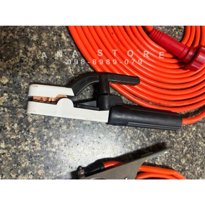 OKURA สายเชื่อม 10เมตร 12sq.mm. ครบชุดพร้อมใช้งาน + สายดิน5เมตร