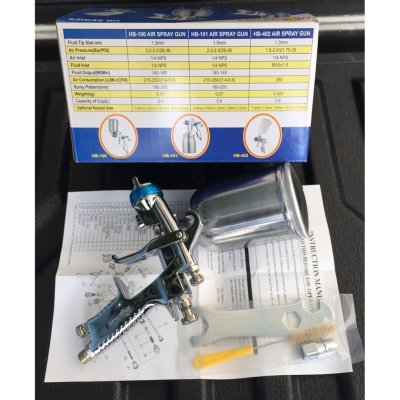 กาพ่นสี สแตนเลส HOBAYASHI 1.3มม made in Taiwan