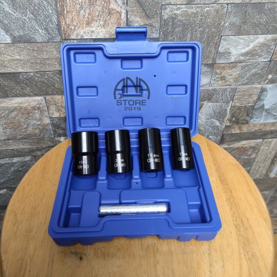 ชุดบล็อกถอนเกลียว ขันน็อตหัวเสีย หัวน็อตรูด ALSO 5ตัว TAIWAN