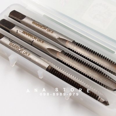 Warrior ต๊าปคนป่า ดอกต๊าปเกลียว 3ตัวชุด ต๊าปตัวผู้ เกลียวมิล ของแท้