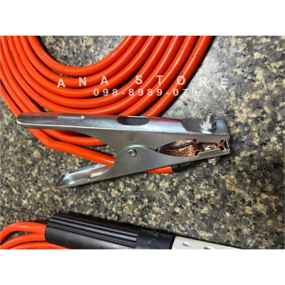 OKURA สายเชื่อม 10เมตร 12sq.mm. ครบชุดพร้อมใช้งาน + สายดิน5เมตร