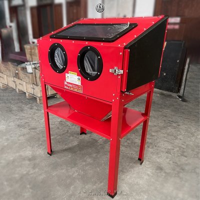 ตู้พ่นทรายขนาดกลาง ตู้ยิงทรายขนาดกลาง 220L