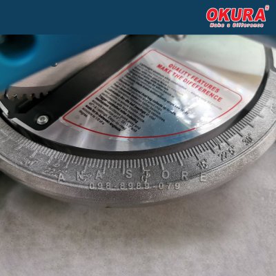 เลื่อยตัดองศา 10นิ้ว แท่นตัดองศา เลื่อยปรับองศา OKURA LS1040