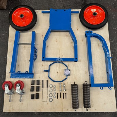 รถเข็นบล็อกลม 1นิ้ว รถใส่บล็อกลม 360องศา