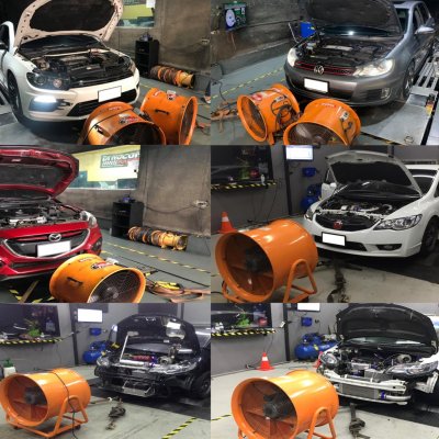 8" พัดลมดูดอากาศ พัดลมอุสาหกรรม พัดลมระบายอากาศ