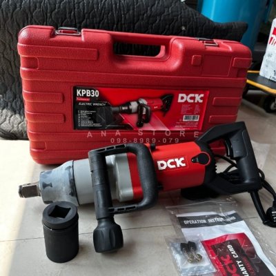 ของแท้ บล็อกไฟฟ้า 1นิ้ว DCK รุ่น KPB30+แถมฟรี ลูกบล็อกเบอร์ 36มม.บ๊อกไฟฟ้า 1'' (มีอะไหล่ขายแยก)