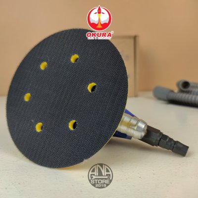 เครื่องขัดลม OKURA 6" C-OK-60SB เครื่องขัดกระดาษทรายกลม 6นิ้ว Air Sander blue body