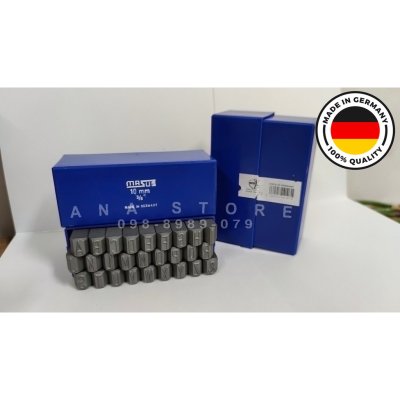 เหล็กตอกตัวอักษร 1-6มิล MASUS เยรมันแท้