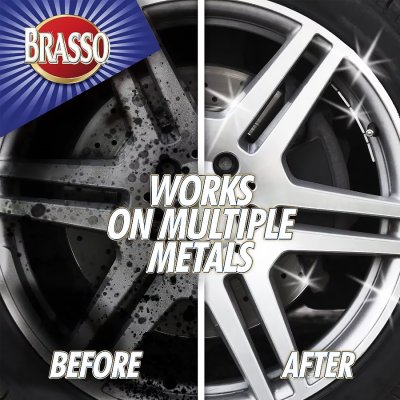 Brasso บรัสโซน้ำ ขนาด 100 ml. ยาขัดเงา metal polish น้ำยาขัดเงา ขัดเงาโลหะ ขัดเงาทองเหลือง