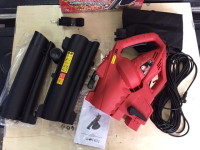 เครื่องดูดเป่าใบไม้ ใช้ไฟฟ้า 3IN1 OKURA โบเวอร์เป่าลม