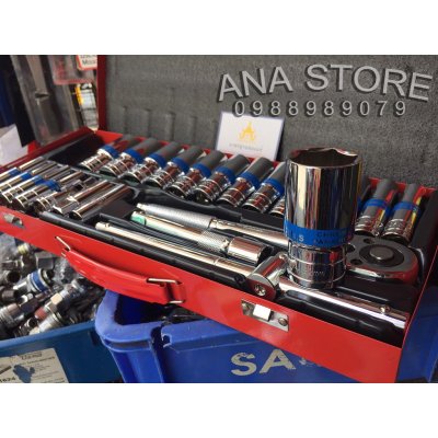 ชุดบล็อกยาว Euro king tools 24 ตัว/ชุด ของแท้ 1/2" เกรดเยอรมัน CR-V