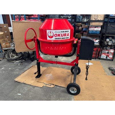 เครื่องผสมปูนฉาบ 140ลิตร ยี่ห้อ OKURA รุ่น OK-CDM220