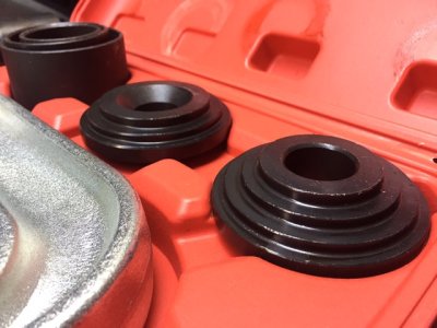 แคลมป์ถอด ใส่บูชลูกหมากปีกนก 9 ตัวชุด OKURA AT021