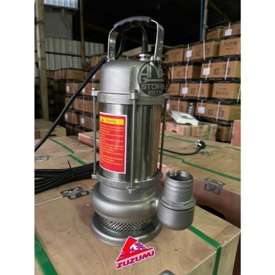 ปั๊มแช่สแตนเลส ZUZUMI ไม่เป็นสนิม QDX10-14-0.75