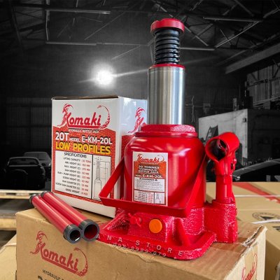 แม่แรงกระปุกทรงเตี้ย 20ตัน KOMAKI ของแท้ KM-20L
