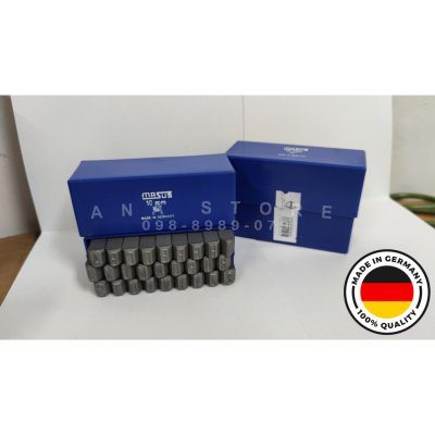 เหล็กตอกตัวอักษร 1-6มิล MASUS เยรมันแท้