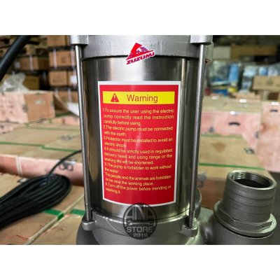 ปั๊มแช่สแตนเลส ZUZUMI ไม่เป็นสนิม QDX10-14-0.75