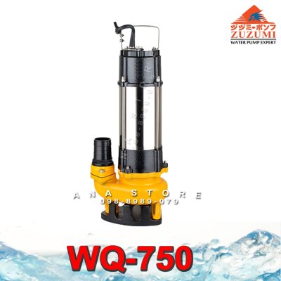 ปั๊มแช่ดูดโคลน ZUZUMI แท้ (สแตนเลส) WQ-series รับประกัน6เดือน