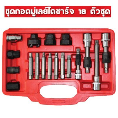 ชุดถอดมู่เลย์ไดชาร์จ 22ตัว ชุดถอดไดชาร์จ 18ตัว ชุดถอดไดชาร์จ 13ตัว OKURA ถูกที่สุด