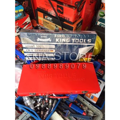 ชุดบล็อกยาว Euro king tools 24 ตัว/ชุด ของแท้ 1/2" เกรดเยอรมัน CR-V