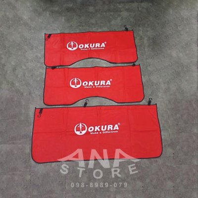 ผ้าคลุมซ่อมรถ OKURA 3ชิ้น หนังPU ของแท้