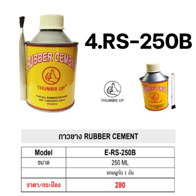 แผ่นปะยาง กาวปะยาง ไหมปะยาง THUMBS UP ของแท้