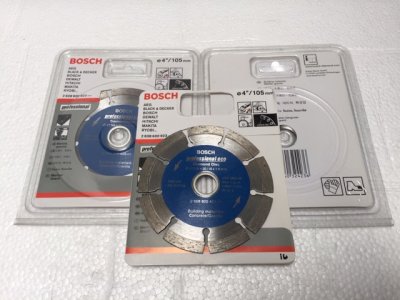 bosch ใบเพชร ตัดคอนกรีต กระเบื้องแกรนิตโต้ ชนิดแห้ง ขนาด 4 นิ้ว