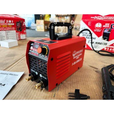 เครื่องเชื่อมไฟฟ้า ระบบ ARC-MMA OKURA รุ่น OK-MMA120