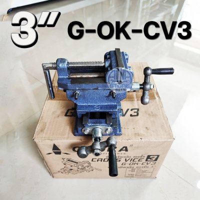 ปากกาจับแท่นเจาะ 2 ชั้น OKURA ปากกาจับชิ้นงาน2ชั้น 3” 4” 5” 6” ปรับได้ 4 ทิศทาง