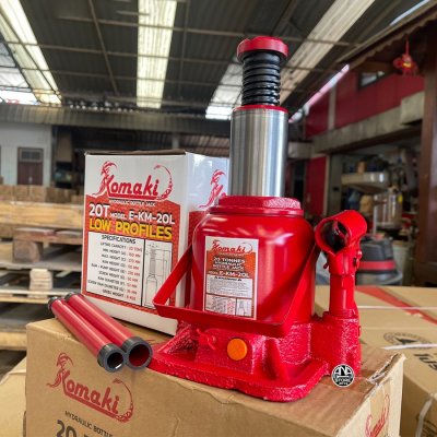 แม่แรงกระปุกทรงเตี้ย 20ตัน KOMAKI ของแท้ KM-20L