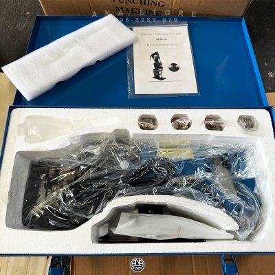 เครื่องพันช์เจาะรูไฮดรอลิคใช้ไฟฟ้า OKURA 6.5-20มม SPM20 ของแท้