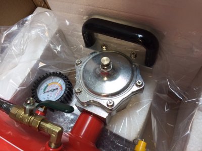 ถังระเบิดขอบยาง เครื่องระเบิดขอบยาง ถังขึ้นขอบยาง 18ลิตร **ถังเป็นทรงตรง**