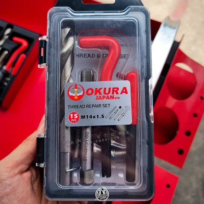 ชุดซ่อมเกลียวสปริง OKURA เกรด HSS 5-14mm ของแท้
