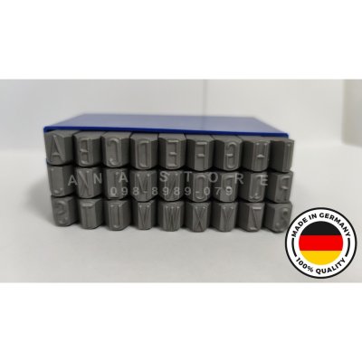 เหล็กตอกตัวอักษร 1-6มิล MASUS เยรมันแท้