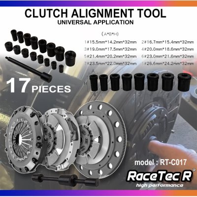 ชุดตั้งแผ่นครัช RacetecR 17ตัว RT-C017