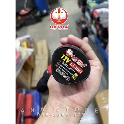 สว่านไร้สาย OKURA 12V ของแท้ OK-DC12