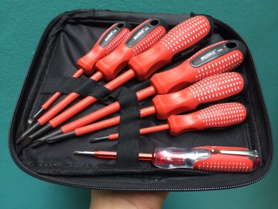 ไขควง RUIKE 7ตัวชุด ไขควง ไขควงวัดไฟ