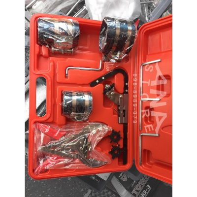 ชุดลานรัดแหวนลูกสูบ 9ตัวชุด ขนาด 3"- 6" piston ring compressor